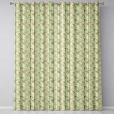 Elegant Bamboo Stems with Soft Beige Background Seamless Pattern  Readymade Eyelet Ring Top Thermal 100% Blackout Curtains