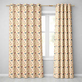 Vintage Cake Dessert Stand Cherry Treat Seamless Pattern  Readymade Eyelet Ring Top Thermal 100% Blackout Curtains