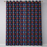 Vibrant Stained Glass Gothic Arch Multicolour Seamless Pattern  Readymade Eyelet Ring Top Thermal 100% Blackout Curtains