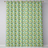 Colorful Desert Cactus Garden Watercolor Botanical Seamless Pattern  Readymade Eyelet Ring Top Thermal 100% Blackout Curtains