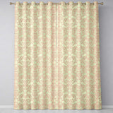 Ornate Rose Heart Vine Romantic Seamless Pattern  Readymade Eyelet Ring Top Thermal 100% Blackout Curtains
