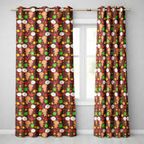 Cute Gingerbread Snowman Mug Ornament Seamless Pattern  Readymade Eyelet Ring Top Thermal 100% Blackout Curtains