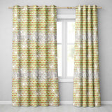 Green Red Chevron Silver Glitter Christmas Seamless Pattern  Readymade Eyelet Ring Top Thermal 100% Blackout Curtains
