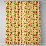 Christmas Gifts Candy Cane Baubles Festive Seamless Pattern  Readymade Eyelet Ring Top Thermal 100% Blackout Curtains