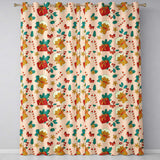 Cute Gingerbread Candy Cane Holly Berry Seamless Pattern  Readymade Eyelet Ring Top Thermal 100% Blackout Curtains