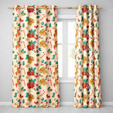 Cute Gingerbread Candy Cane Holly Berry Seamless Pattern  Readymade Eyelet Ring Top Thermal 100% Blackout Curtains