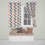 Nordic Christmas Trees Red White Green Snowflakes Festive Seamless Pattern  Readymade Eyelet Ring Top Thermal 100% Blackout Curtains