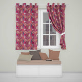 Watercolor Christmas Cookies Candy Cane Orange Slice Mug Festive  Readymade Eyelet Ring Top Thermal 100% Blackout Curtains