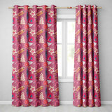 Watercolor Christmas Cookies Candy Cane Orange Slice Mug Festive  Readymade Eyelet Ring Top Thermal 100% Blackout Curtains