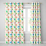Watercolor Christmas Gifts Candy Gingerbread Festive Holiday Seamless Pattern  Readymade Eyelet Ring Top Thermal 100% Blackout Curtains