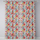 Holiday Bells Bows Stockings Candy Cane Christmas Seamless Pattern  Readymade Eyelet Ring Top Thermal 100% Blackout Curtains