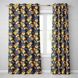 Cute Winter Bears Gifts Lights Cozy Christmas Seamless Pattern  Readymade Eyelet Ring Top Thermal 100% Blackout Curtains