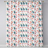 Cute Snowman Santa Tree Gifts Stars Holiday Seamless Pattern  Readymade Eyelet Ring Top Thermal 100% Blackout Curtains