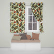 Vintage Christmas Holly Bell Ornament Botanical Seamless Pattern  Readymade Eyelet Ring Top Thermal 100% Blackout Curtains