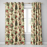 Classic Vintage Christmas Toys Tree Santa Festive Seamless Pattern  Readymade Eyelet Ring Top Thermal 100% Blackout Curtains