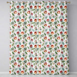Watercolor Pine Branch Gift Box Holly Berry Christmas Seamless Pattern  Readymade Eyelet Ring Top Thermal 100% Blackout Curtains