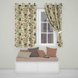 Vintage Christmas Baubles Holly Leaves and Winter Elements  Classic Festive  Readymade Eyelet Ring Top Thermal 100% Blackout Curtains