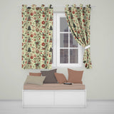 Vintage Christmas Baubles Holly Leaves and Winter Elements  Classic Festive  Readymade Eyelet Ring Top Thermal 100% Blackout Curtains