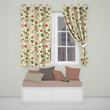 Cute Christmas Mouse Present Berry Festive Holiday Pattern Arts Readymade Eyelet Ring Top Thermal 100% Blackout Curtains