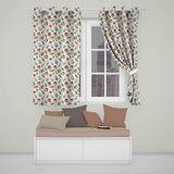 Watercolor Christmas Gifts Pine Branches Holly Berries Seamless Pattern  Readymade Eyelet Ring Top Thermal 100% Blackout Curtains