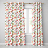 Christmas Gifts Candy Lollipop Stockings Seamless Pattern  Readymade Eyelet Ring Top Thermal 100% Blackout Curtains