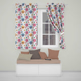 Cute Colorful Balloons Hearts and Starbursts Party Seamless Pattern  Readymade Eyelet Ring Top Thermal 100% Blackout Curtains