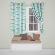 Cute Polar Bears on Ice Floes Arctic Winter Cute Animals Seamless Pattern  Readymade Eyelet Ring Top Thermal 100% Blackout Curtains