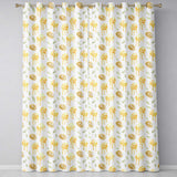 Golden Honey Drip and Honeycomb Sweet Seamless Pattern  Readymade Eyelet Ring Top Thermal 100% Blackout Curtains