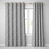 Soft Green Botanical Line Art Floral Pattern with Minimal Leaves Seamless  Readymade Eyelet Ring Top Thermal 100% Blackout Curtains