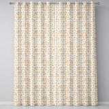 Woven Basket Texture Pattern in Warm Neutral Tones Seamless Rustic Design  Readymade Eyelet Ring Top Thermal 100% Blackout Curtains