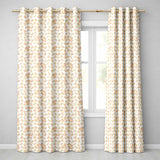 Woven Basket Texture Pattern in Warm Neutral Tones Seamless Rustic Design  Readymade Eyelet Ring Top Thermal 100% Blackout Curtains