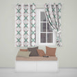 Watercolor Christmas Holly Berry Wreath  Pattern Festive Winter Botanical  Readymade Eyelet Ring Top Thermal 100% Blackout Curtains