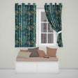 Serene Bamboo Forest with Soft Mist  Pattern Asian Nature Botanical Design  Readymade Eyelet Ring Top Thermal 100% Blackout Curtains