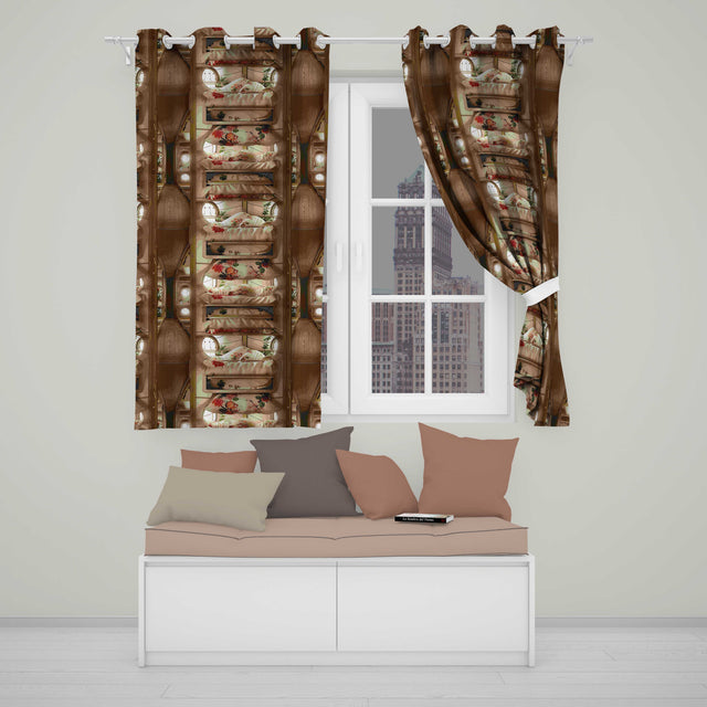 Luxury Capsule Bed Pods with Floral Bedding and Soft Lighting Design  Readymade Eyelet Ring Top Thermal 100% Blackout Curtains