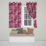 Dreamy Pink Cherry Blossom Branches with Soft Focus   Gentle Spring Floral  Readymade Eyelet Ring Top Thermal 100% Blackout Curtains