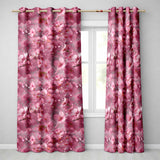 Dreamy Pink Cherry Blossom Branches with Soft Focus   Gentle Spring Floral  Readymade Eyelet Ring Top Thermal 100% Blackout Curtains