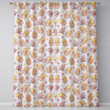 Cute Christmas Gingerbread Candy House Gifts Seamless Pattern Cream Background  Readymade Eyelet Ring Top Thermal 100% Blackout Curtains