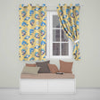 Cute Dolphins Stingrays and Starfish Ocean Animals Seamless Pattern  Readymade Eyelet Ring Top Thermal 100% Blackout Curtains
