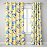 Cute Dolphins Stingrays and Starfish Ocean Animals Seamless Pattern  Readymade Eyelet Ring Top Thermal 100% Blackout Curtains