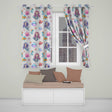 Cute Kawaii Mermaid Seahorse Jellyfish and Starfish Ocean Seamless Pattern  Readymade Eyelet Ring Top Thermal 100% Blackout Curtains