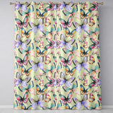 Colorful Watercolor Butterflies on Cream Background Seamless Pattern  Readymade Eyelet Ring Top Thermal 100% Blackout Curtains