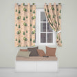 Watercolor Forest Trees Mushrooms Sun Moon Stars Seamless Pattern Lilac  Readymade Eyelet Ring Top Thermal 100% Blackout Curtains