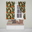 Abstract Faceted Polygon Earth Tone Seamless Pattern  Readymade Eyelet Ring Top Thermal 100% Blackout Curtains