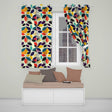 Abstract Stylised Leaf Pattern Soft  Colors Seamless Pattern  Readymade Eyelet Ring Top Thermal 100% Blackout Curtains