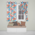 Abstract Pastel Paper Cut Shapes Soft Layered Texture Seamless Pattern  Readymade Eyelet Ring Top Thermal 100% Blackout Curtains