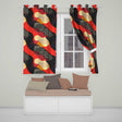 Abstract Halftone Pop Art Texture Bold Color Splash Seamless Pattern  Readymade Eyelet Ring Top Thermal 100% Blackout Curtains