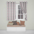 Pastel Watercolor Floral Petal Seamless Pattern  Readymade Eyelet Ring Top Thermal 100% Blackout Curtains