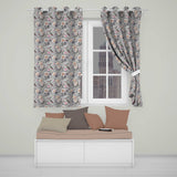 Elegant Hummingbird with Roses Soft Pastel Floral Seamless Pattern  Readymade Eyelet Ring Top Thermal 100% Blackout Curtains