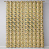 Egyptian Culture People Architecture Seamless Pattern Art  Readymade Eyelet Ring Top Thermal 100% Blackout Curtains