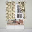 Vintage Cream Floral Meadow Soft Tones Seamless Pattern  Readymade Eyelet Ring Top Thermal 100% Blackout Curtains